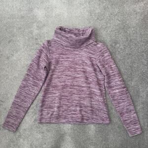 Columbia Sweater Womens XS Purple Cowl Neck Long Sleeve Lightweight Pullover